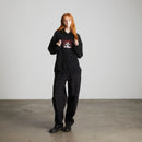 HUF Chaos Pullover Hoodie in de kleur Black, verkrijgbaar bij Revert 95 Haarlem