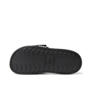 Reef Little Salty Slide kinderschoen in Black White met verstelbare gewatteerde riem en watervriendelijk voetbed, verkrijgbaar bij Revert 95 Haarlem