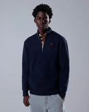 Hélas Caps Classic Quarter Zip Knit Navy foto 2