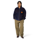 HUF Union Corduroy Shacket zwart corduroy overshirt met button-up en borstzakken