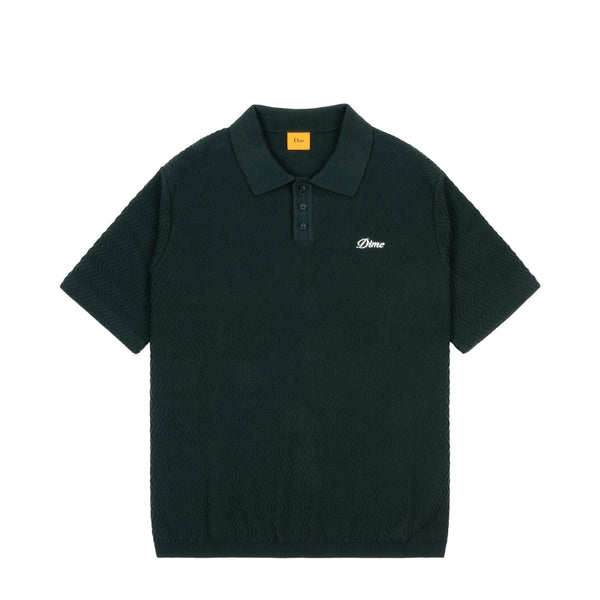 De Dime Wave Cable Knit Polo shop je online bij Revert95.com of in de winkel