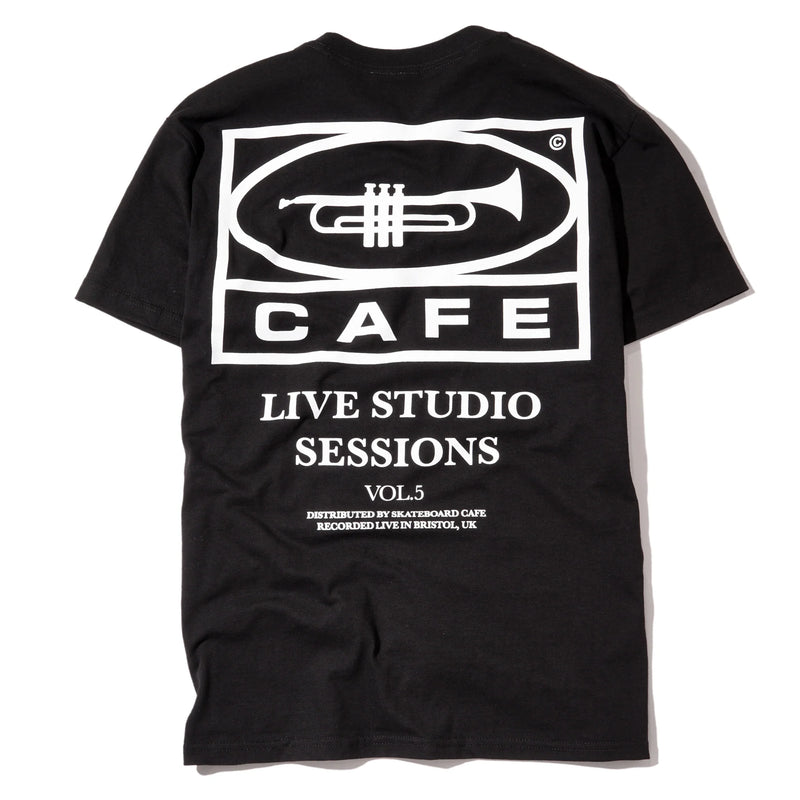 Skateboard Café 45 Tee – katoenen T-shirt met 45 graphic print en regular fit