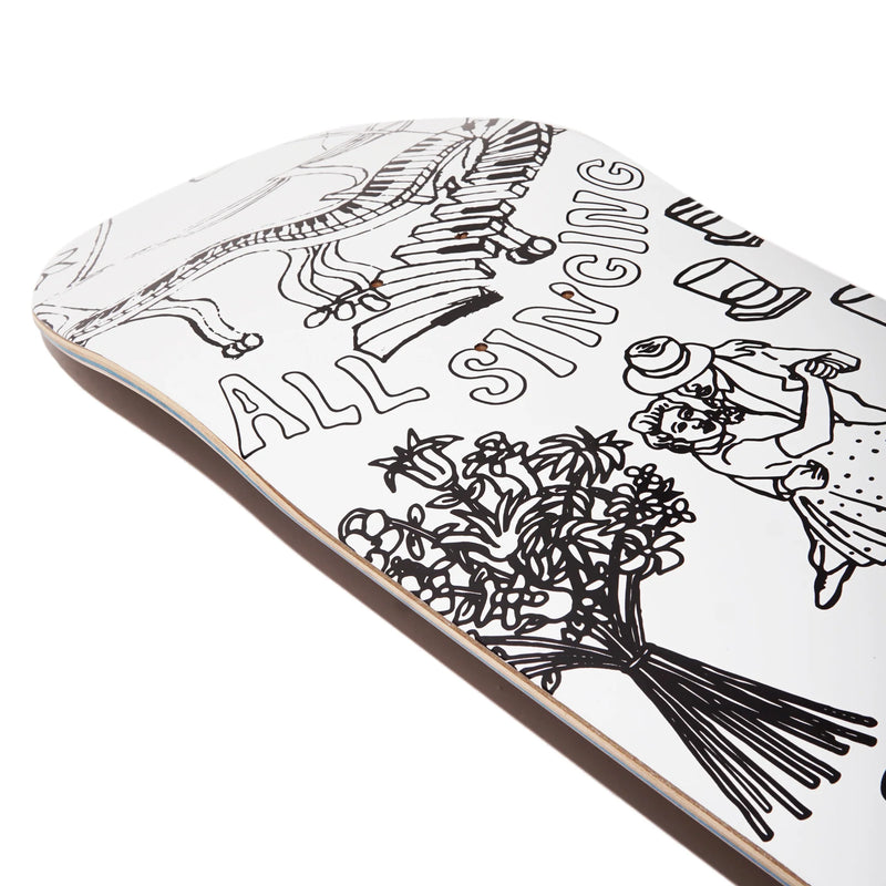 Skateboard Café Gaurab Sketches Deck C2 Shape – skateboard deck met Gaurab Thakali artwork en C2 shape