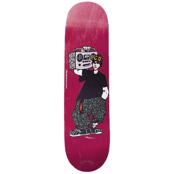 Cash Only Deck Aleka Lang – skateboarddeck met Aleka Lang graphic, 7-laags maple en gratis griptape