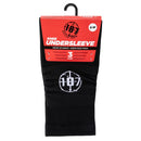 187 Killer Pads Knee Undersleeve Black, sokachtige compressiesleeve om onder kniebeschermers te dragen, set van 3 paar, verkrijgbaar bij Revert 95 Haarlem
