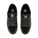 DC Shoes Manteca 4 Deep Forest, skateschoen met leer nubuck suede upper, cupsole constructie en Pill Pattern buitenzool, verkrijgbaar bij Revert 95 Haarlem