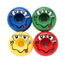 DGK Drizzle Wheels 52mm Multicolored, set van 4 urethaan skateboard wielen met 101a hardheid en platte zijkanten voor grinds, verkrijgbaar bij Revert 95 Haarlem