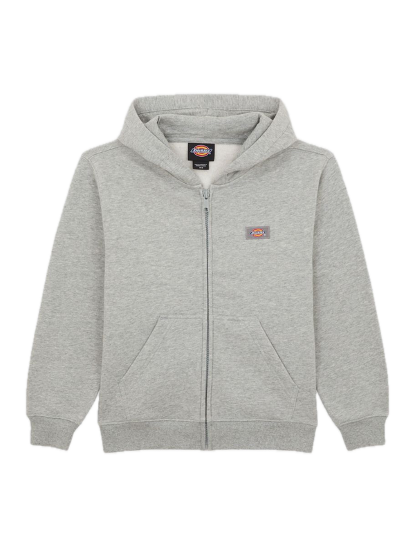 Dickies Youth Oakport Full Zip Hoodie – kinderhoodie in katoenmix fleece met ritssluiting, capuchon en subtiele Dickies-branding