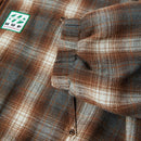HUF Durango Work Jacket in de kleur Dark Brown, verkrijgbaar bij Revert 95 Haarlem