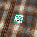 HUF Durango Work Jacket in de kleur Dark Brown, verkrijgbaar bij Revert 95 Haarlem