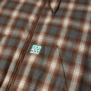 HUF Durango Work Jacket in de kleur Dark Brown, verkrijgbaar bij Revert 95 Haarlem
