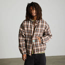 HUF Durango Work Jacket in de kleur Dark Brown, verkrijgbaar bij Revert 95 Haarlem