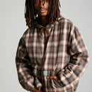 HUF Durango Work Jacket in de kleur Dark Brown, verkrijgbaar bij Revert 95 Haarlem