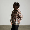 HUF Durango Work Jacket in de kleur Dark Brown, verkrijgbaar bij Revert 95 Haarlem