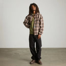 HUF Durango Work Jacket in de kleur Dark Brown, verkrijgbaar bij Revert 95 Haarlem