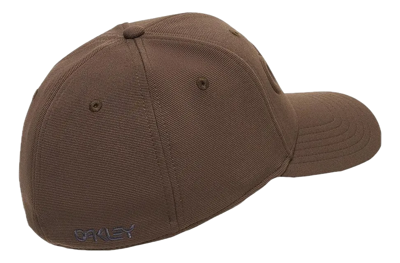 Oakley 6 Panel Stretch Hat Embossed – stretch-fit cap met 6-panel design, gebogen klep en embossed Oakley-logo