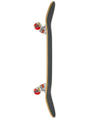 Toy Machine Devil Cat White Complete skateboard 8.0 inch, traditional maple popsicle complete met silver Ruckus trucks witte Toy Machine 52mm wielen Pig lagers Devil Cat Daniel Johnston graphic in white colorway volledig gemonteerd, verkrijgbaar bij Revert 95 Haarlem