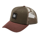 Element Icon Mesh Cap in Aluminum met padded canvas front, polyester mesh achterpanelen en merrowed woven Element logo patch op de front crown, verkrijgbaar bij Revert 95 Haarlem
