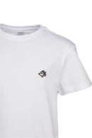 Element x Floor Van Het Nederend Picnic Kids Tee Black met full-color 9-panel comic strip backprint van Malvin The Cat op jungle en camping avontuur, verkrijgbaar bij Revert 95 Haarlem