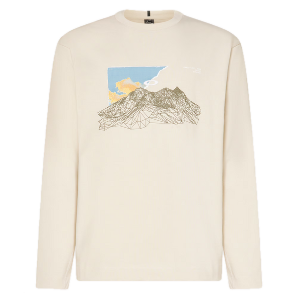Oakley Outdoor Longsleeve T-shirt – katoenen longsleeve met Oakley-logo’s op borst en mouw in casual outdoor-stijl