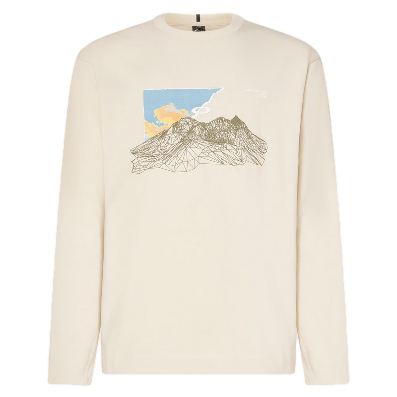 Oakley Outdoor Longsleeve T-shirt – katoenen longsleeve met Oakley-logo’s op borst en mouw in casual outdoor-stijl