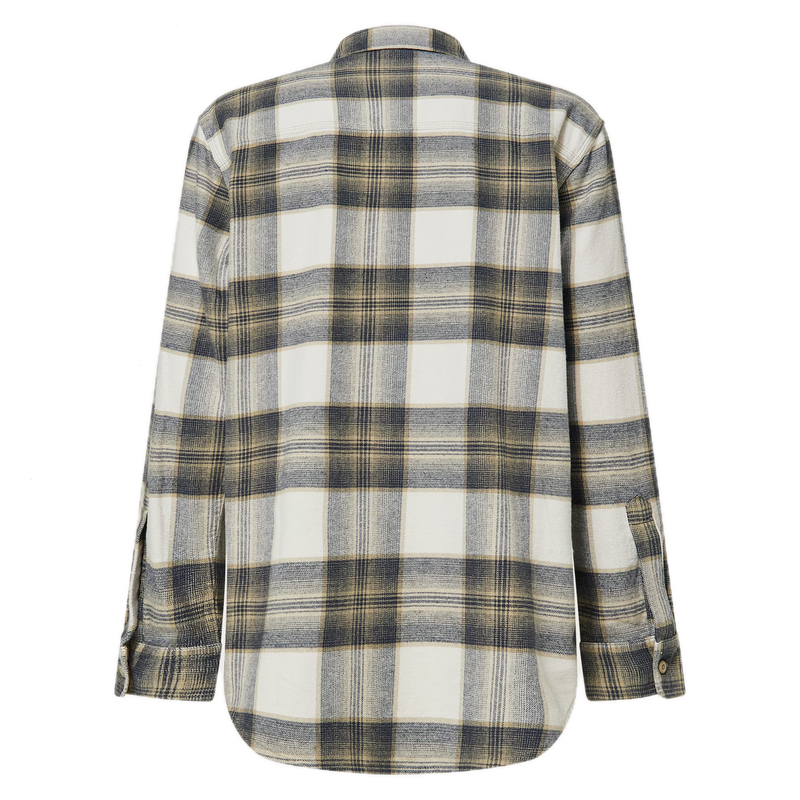 Oakley Plaid LS Shirt – geruit katoenen overhemd met zip pocket en mat geborduurd Oakley Bark-logo