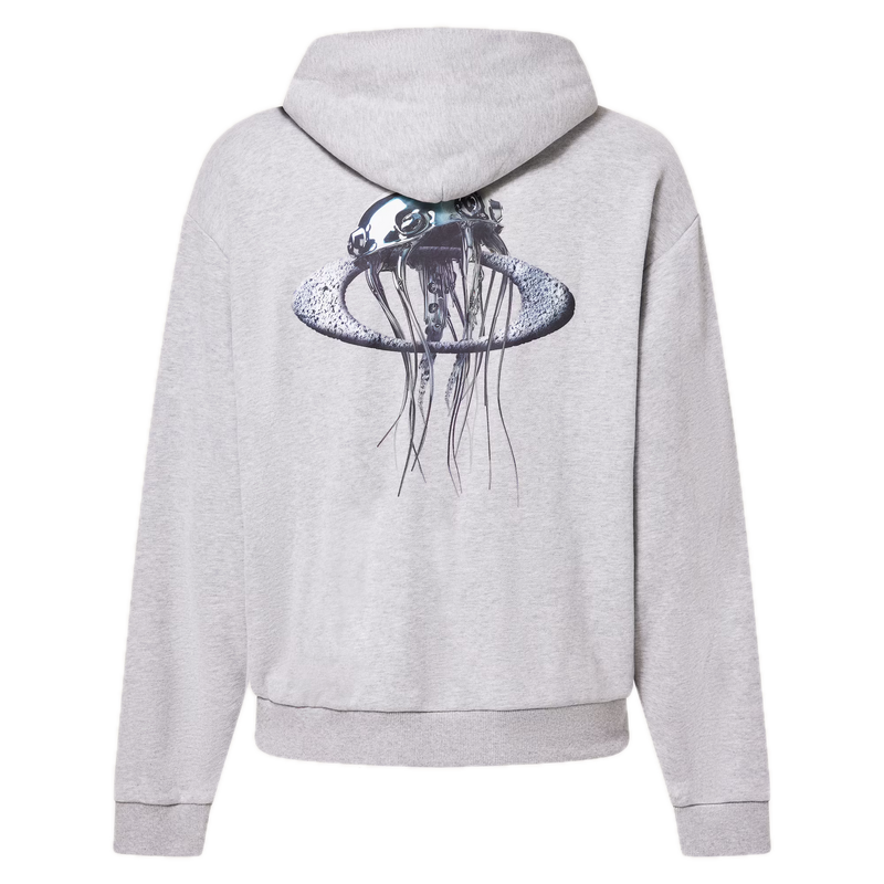 Oakley Futurescape Iced Jelly Hoodie – fleece hoodie in Iced Jelly kleur met capuchon, kangoeroezak en subtiele branding