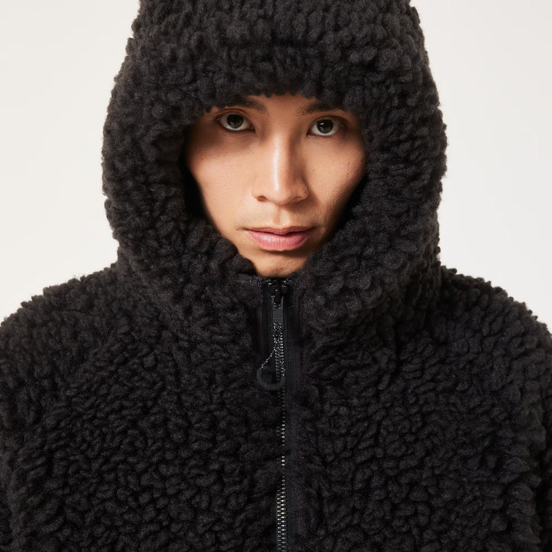 Oakley Field Gear Line Link Boa Jacket – dubbelzijdige fleecejas met capuchon, verstelbaar trekkoord en FGL woven logo