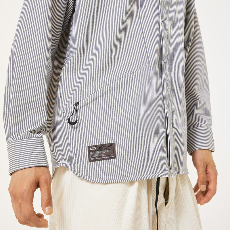 Oakley Field Gear Line Fuel LS Shirt – technisch grandad shirt met waterafstotende afwerking en ademende stretchstof