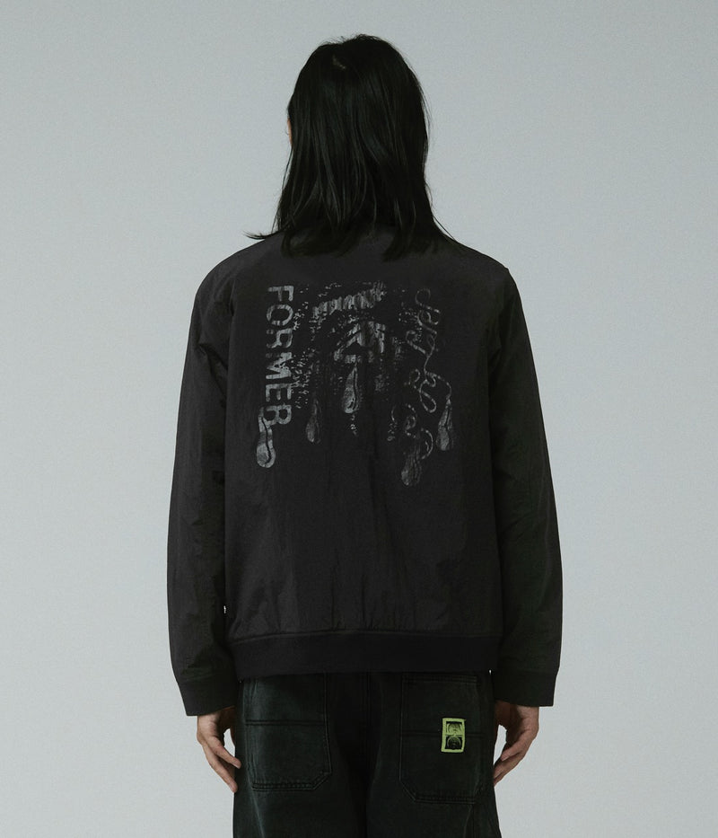 Former Merchandise Craig Anderson Weeping Jacket Black – zwart signature jacket van Craig Anderson met Weeping-details en Former-branding