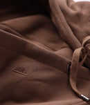 Former Proscription Hood Choc – heavyweight hoodie met Proscription embroidery in Choc kleur
