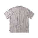 Former Reynolds Stripe SS Shirt Choc – gestreept short-sleeve shirt met Reynolds signature style