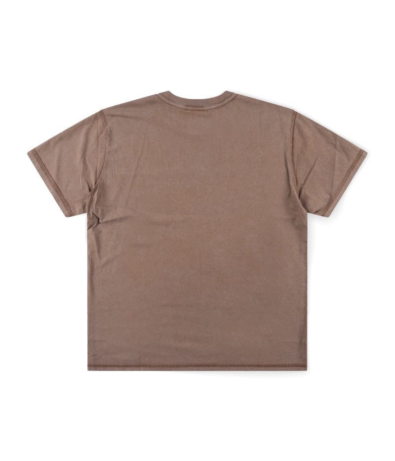 Former Praise T-shirt Washed Choc – heavyweight tee met ruggraphic en washed finish