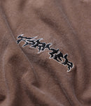 Former Proscription T-shirt – heavyweight tee met chest print en grote Proscription ruggraphic