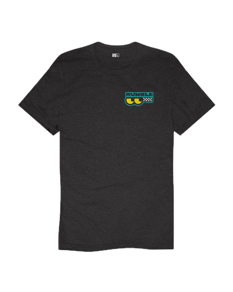 Rumble Speedshop Goggle Eye Black Heather Tee