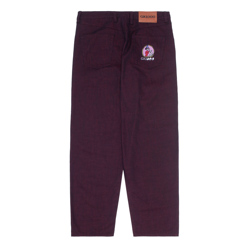 GX1000 Baggy pants wine