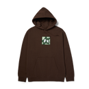 HUF H Star P/O Hoodie zwart fleece hoodie met H-logo en sterprint