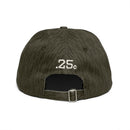 Quartersnacks Arch Cap, klassieke 6-panel cotton twill cap met direct geborduurd arch logo witte contraststitching en verstelbare buckle sluiting, verkrijgbaar bij Revert 95 Haarlem