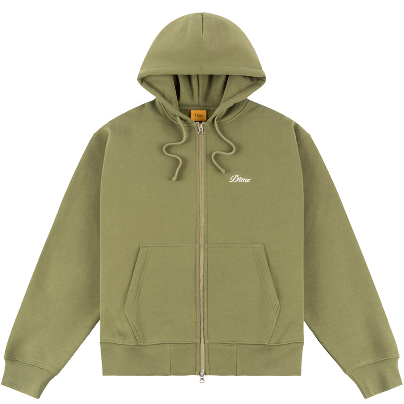 De Dime Cursive Small Logo Zip Hoodie shop je online bij Revert95.com of in de winkel