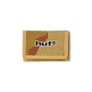 HUF 89 Wallet, 100% nylon tri-fold portemonnee met velcro closure embroidered HUF artwork op de buitenkant en interior multi-card holder, verkrijgbaar bij Revert 95 Haarlem