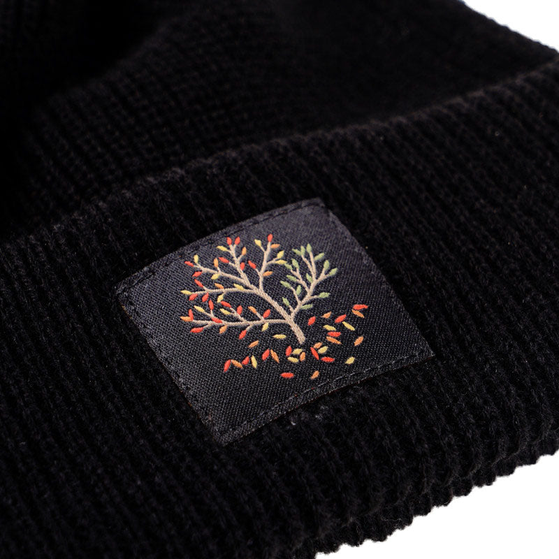 TREE BEANIE - BLACK