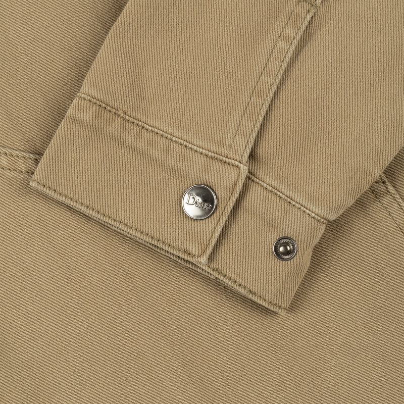 Denim Twill Jacket Khaki Washed shop je online bij Revert95.com of in de winkel