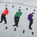 Hélas Caps Jazzy Jeans Jacket in Light Blue met gewassen denim finish, borduursels op het achterpaneel en corduroy accenten, verkrijgbaar bij Revert 95 Haarlem