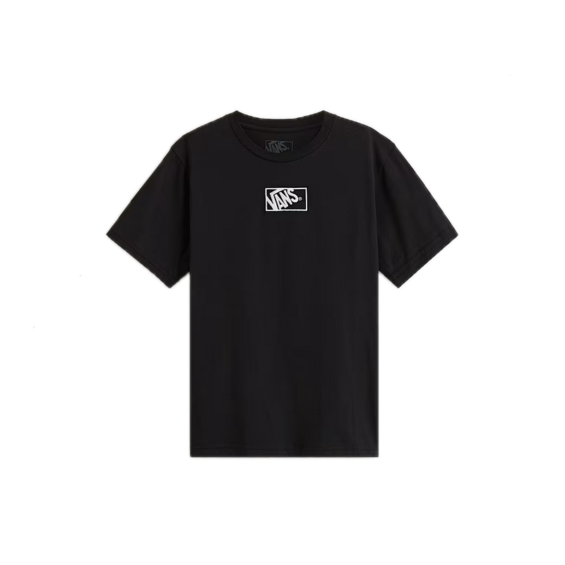 Vans Blocked Box SS Tee Kids Black – zwart kinder T-shirt met korte mouwen en Vans Box-logo op de borst