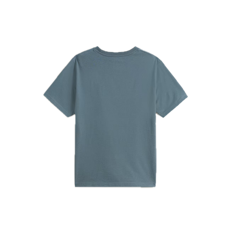 Vans Cactus Wire SS Kids Stormy Weather – kinder T-shirt in stormy weather blauw met cactus wire graphic op borst en rug