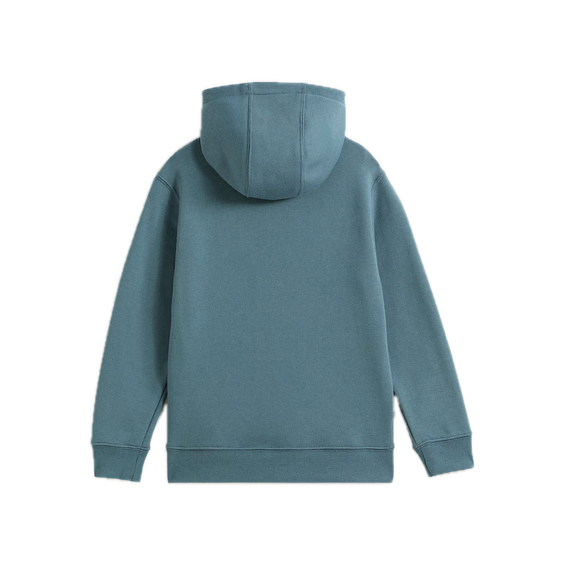 Vans Sk8 Pullover Kids Stormy Weather – kinderhoodie in stormy weather blauw met Vans-logo en capuchon