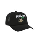 Hélas Caps Liberté Cap in Black met geborduurd Liberté logo op center front en snapback sluiting, verkrijgbaar bij Revert 95 Haarlem