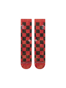Stance Santarchy Sock in rood, productfoto 2