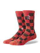 Stance Santarchy Sock in rood, productfoto 1