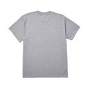 HUF Paws SS Tee Heather Grey met full-color illustratie van spelende kitten verwikkeld in bol blauw wol op center chest, verkrijgbaar bij Revert 95 Haarlem